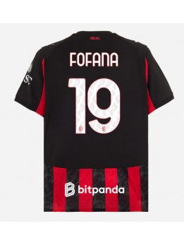 Billige AC Milan Youssouf Fofana #19 Hjemmedrakt 2025-26 Kortermet